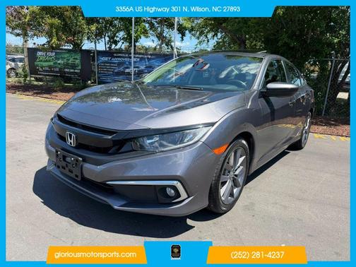 Gray 2021 Honda Civic EX