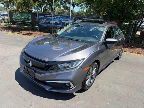 Gray 2021 Honda Civic EX