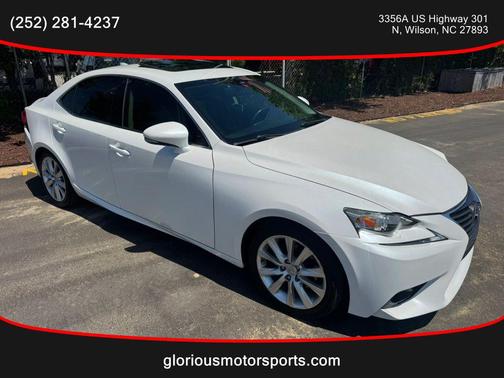 White 2015 Lexus IS 250 Base