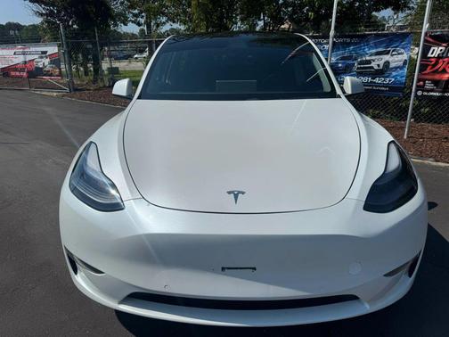 Pearl White Multi-Coat 2020 Tesla Model Y Long Range Dual Motor All-Wheel Drive