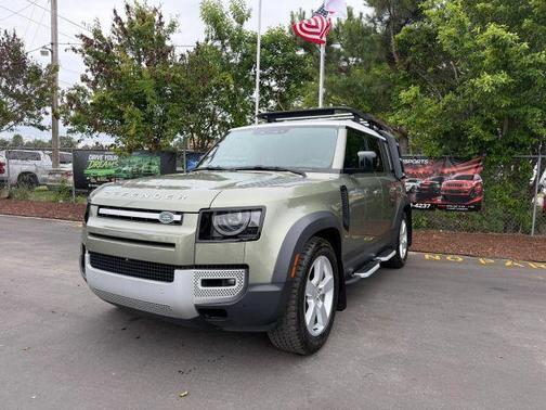Pangea Green Metallic 2022 Land Rover Defender 110 SE