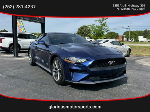 Kona Blue Metallic 2020 Ford Mustang EcoBoost