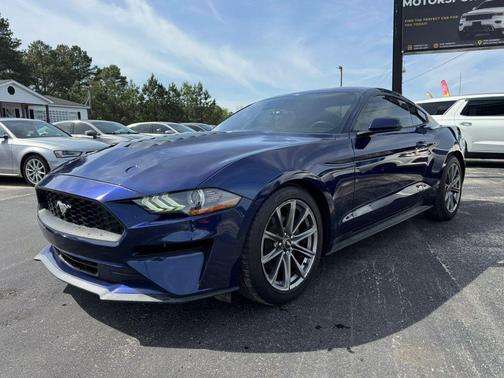 Kona Blue Metallic 2020 Ford Mustang EcoBoost