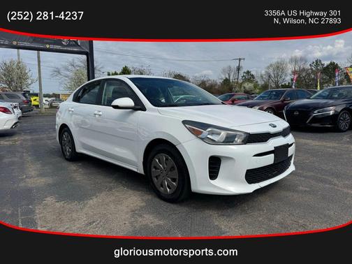 Clear White 2019 Kia Rio S