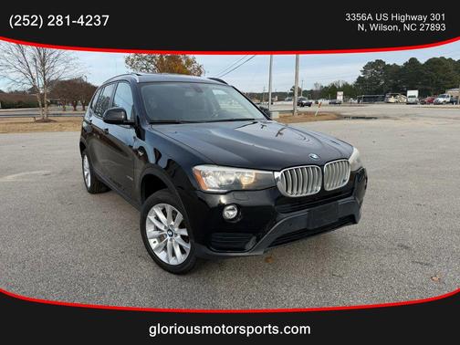 Black 2017 BMW X3 xDrive28i