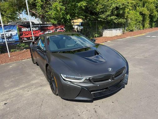 Black 2015 BMW i8 Coupe 2D