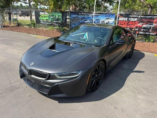 Black 2015 BMW i8 Coupe 2D