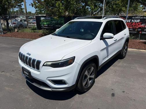 Bright White Clearcoat 2019 Jeep Cherokee Limited