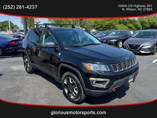 Diamond Black Crystal Pearlcoat 2018 Jeep Compass Trailhawk