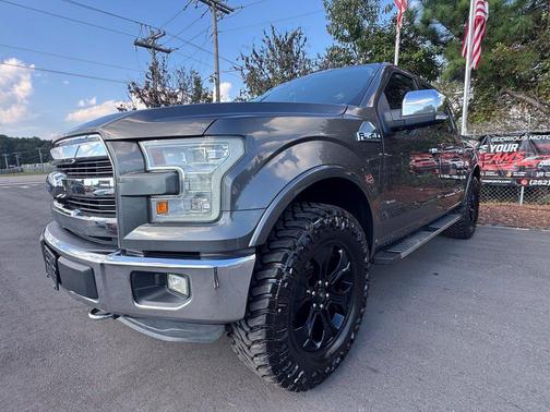 White Platinum Metallic Tri-Coat 2015 Ford F-150 Lariat