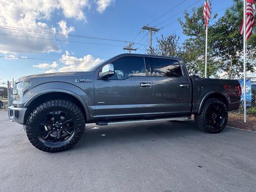 White Platinum Metallic Tri-Coat 2015 Ford F-150 Lariat