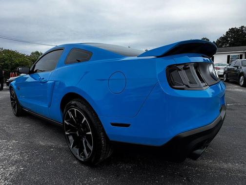 Blue 2011 Ford Mustang GT Premium