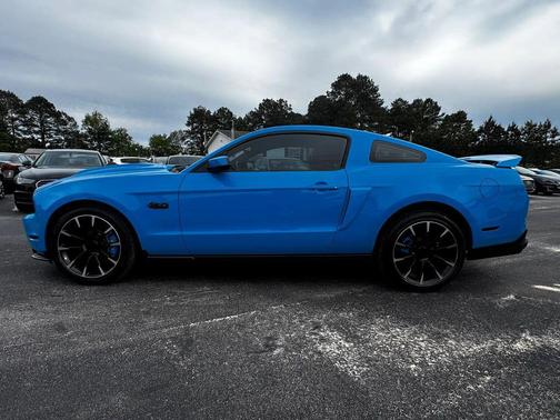 Blue 2011 Ford Mustang GT Premium
