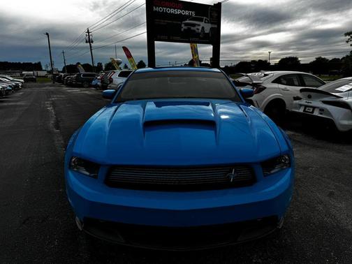 Blue 2011 Ford Mustang GT Premium