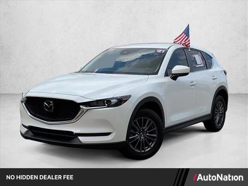Snowflake White Pearl Mica 2021 Mazda CX-5 Sport