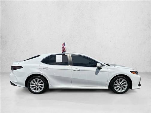 White 2022 Toyota Camry LE