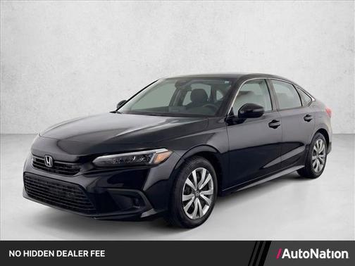 Crystal Black Pearl 2023 Honda Civic LX