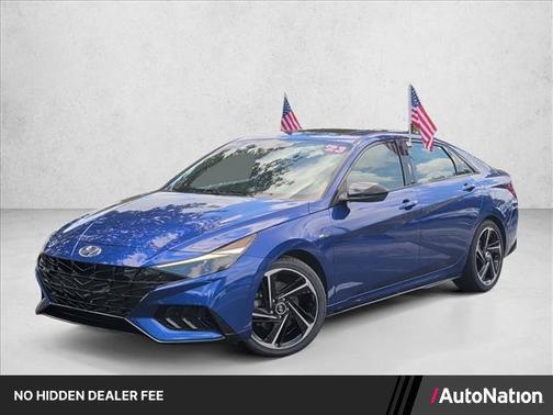Intense Blue 2023 Hyundai ELANTRA N Line