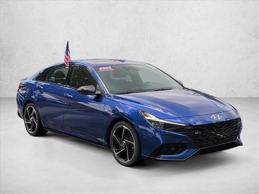 Intense Blue 2023 Hyundai ELANTRA N Line