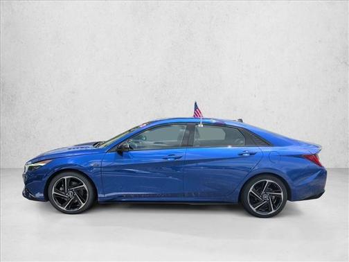 Intense Blue 2023 Hyundai ELANTRA N Line