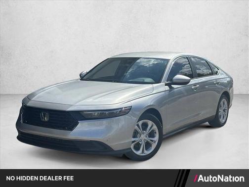 Solar Silver Metallic 2025 Honda Accord LX 1.5T