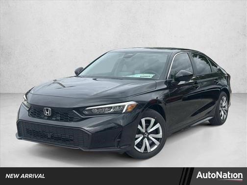 Crystal Black Pearl 2026 Honda Civic LX