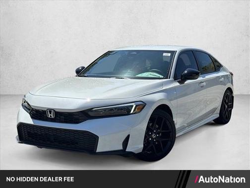 Platinum White Pearl 2026 Honda Civic Sport