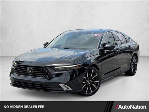 Crystal Black Pearl 2023 Honda Accord Hybrid Touring