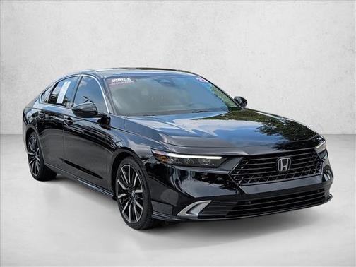 Crystal Black Pearl 2023 Honda Accord Hybrid Touring