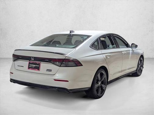 Platinum White Pearl 2026 Honda Accord Hybrid Sport-L