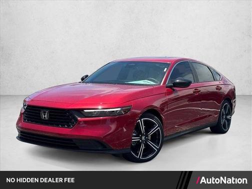 Radiant Red Metallic 2026 Honda Accord Hybrid Sport