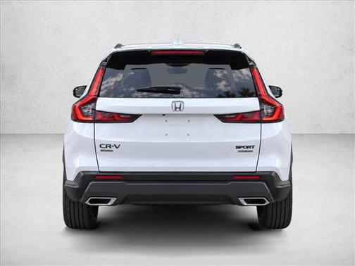 Platinum White Pearl 2025 Honda CR-V Hybrid Sport Touring AWD