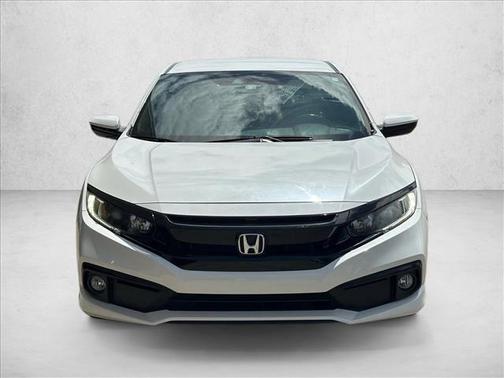 Platinum White Pearl 2019 Honda Civic Sport