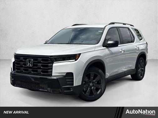 Platinum White Pearl 2026 Honda Pilot Sport