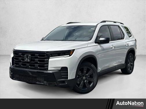 Platinum White Pearl 2026 Honda Pilot Sport