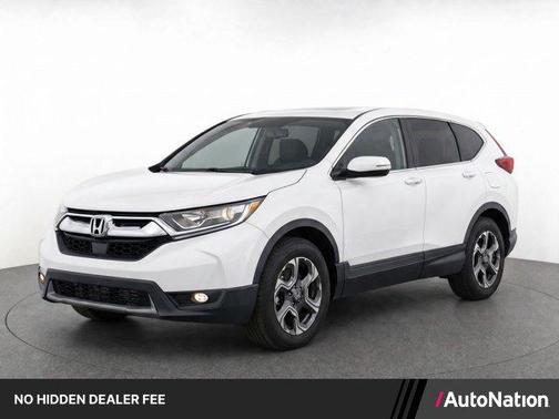 White Diamond Pearl 2018 Honda CR-V EX-L