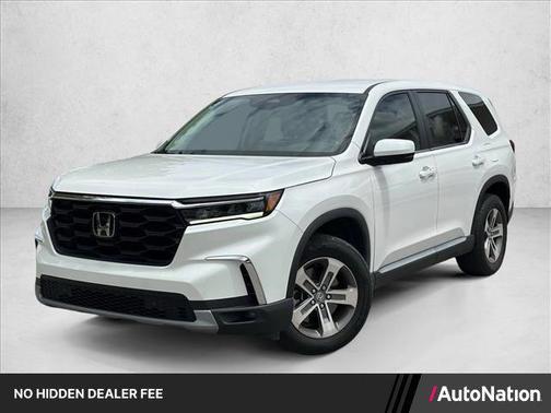 Platinum White Pearl 2023 Honda Pilot 2WD EX-L 7 Passenger