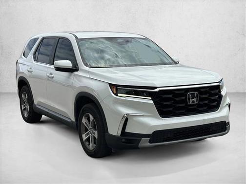 Platinum White Pearl 2023 Honda Pilot 2WD EX-L 7 Passenger