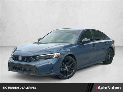 Blue Lagoon Pearl 2025 Honda Civic Sport