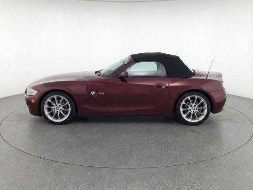 Burgundy 2005 BMW Z4 2.5i Roadster