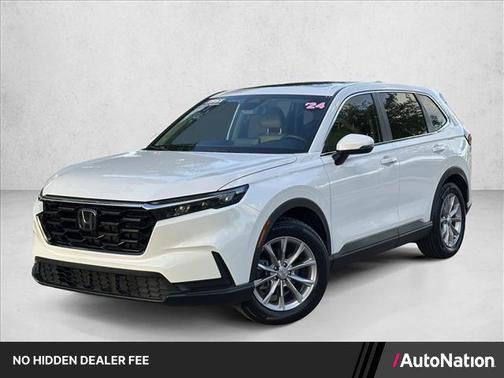 Platinum White Pearl 2024 Honda CR-V EX 2WD