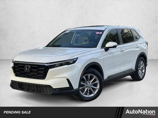 Platinum White Pearl 2024 Honda CR-V EX 2WD