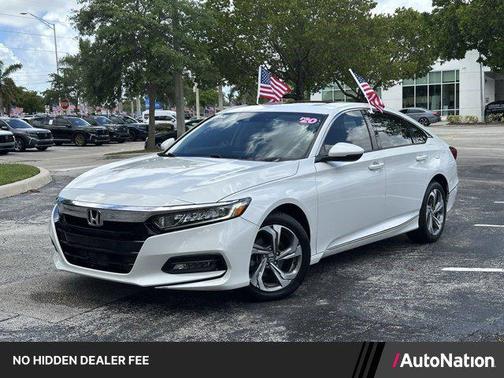 Platinum White Pearl 2020 Honda Accord EX-L 1.5T