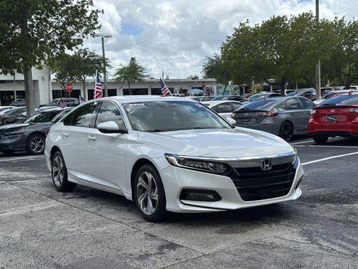 Platinum White Pearl 2020 Honda Accord EX-L 1.5T
