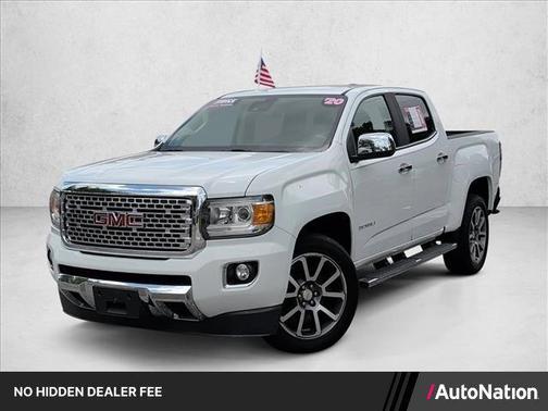 Summit White 2020 GMC Canyon Denali