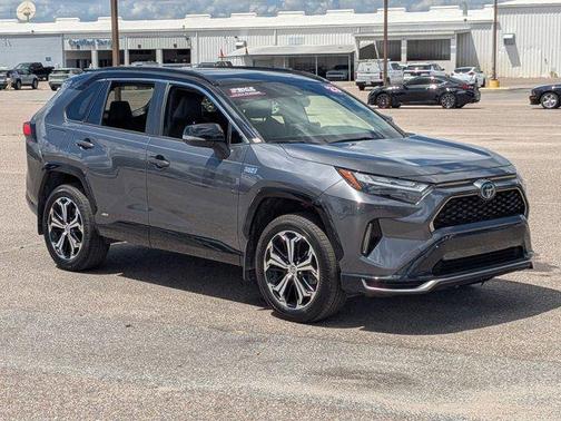 Magnetic Gray Metallic/Midnight Black Metallic 2023 Toyota RAV4 Prime XSE