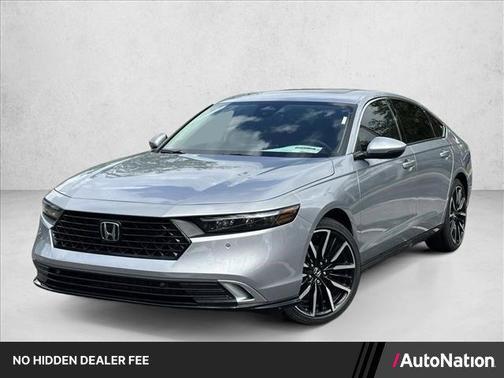 Solar Silver Metallic 2026 Honda Accord Hybrid Touring
