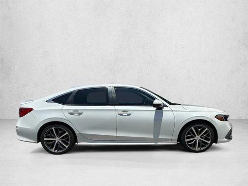 Platinum White Pearl 2023 Honda Civic Touring