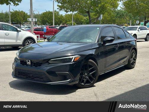Crystal Black Pearl 2024 Honda Civic Sport