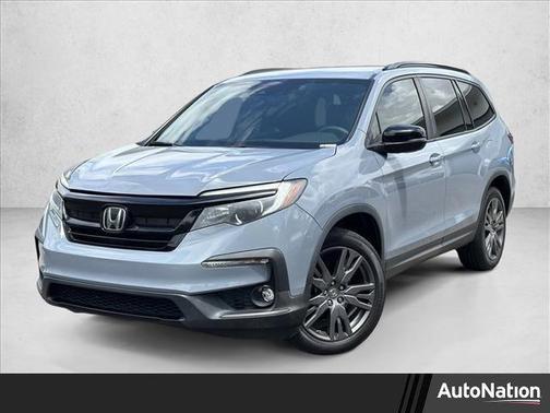 Sonic Gray Pearl 2022 Honda Pilot 2WD Sport